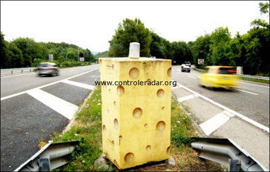 speed camera in the swiss alps
