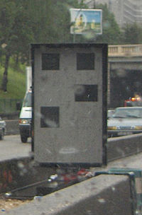 speed camera in France first generation